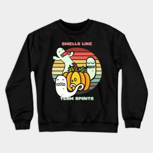 Sunset Ghosts / Smells Like Team Spirits (Pumpkin Edition) Crewneck Sweatshirt